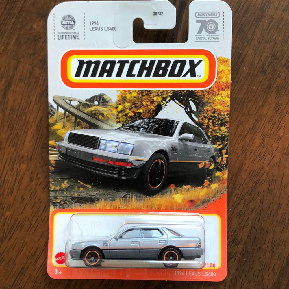Matchbox 1994 Lexus LS400 Die-Cast Car 70th Anniversary